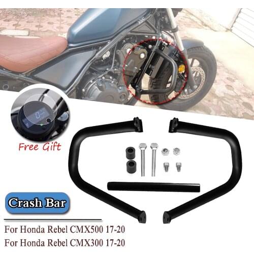 Motorcycle Engine Bumper Guard Crash Bars Frame Protector For Honda Rebel 300 500 CMX CMX500 CMX300 Parts 17 2018 2019 2020