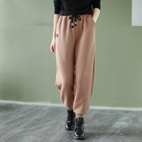 Women Pants Sweatpants Womens Sports Autumn Winter Elastic Waist Casual Long Pants Pantalones De Mujer