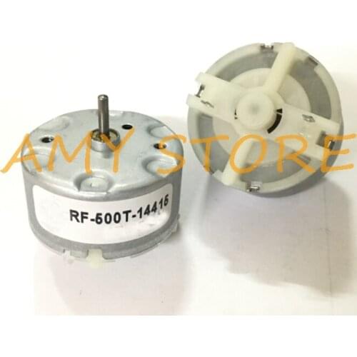 1Pc 3-12V RF-500TB-14415 Micro DC Motor Alarm Fragrance Machine Mixer Motor 6V 3700RPM 0.028A