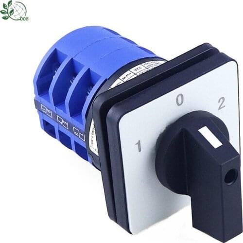 1pcs Rotary switch 3 position 660V 32A 3 phases electrical changeover cam switch YMW26-32/3 Free shipping