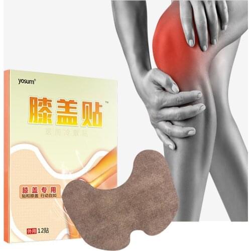 12pcs Knee Plaster Sticker Chinese Herbal Medicine Joint Ache Knee Pain Relieving Patch Wormwood Chinese Herbal Medical Plasters