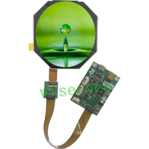 2.5 Inch 480*480 IPS TFT Round LCD Screen MIPI Driver Controller Board Display