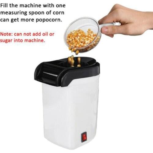 220V Automatic Air Popcorn Machine Household Oil-free Fast Popcorn Popper Snacks Gift for Kids
