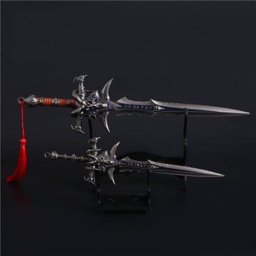Alloy Sword Refined Production Of Mourning Sheep knife Sword Role-playing Weapon Mini Handmade Weapon Toy Ornament Holiday Gift