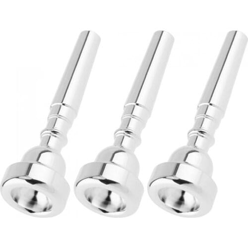 3C 5C 7C Silver Plated High-quality Copper Alloy Professional Trumpet Mouthpiece with Rich Tone