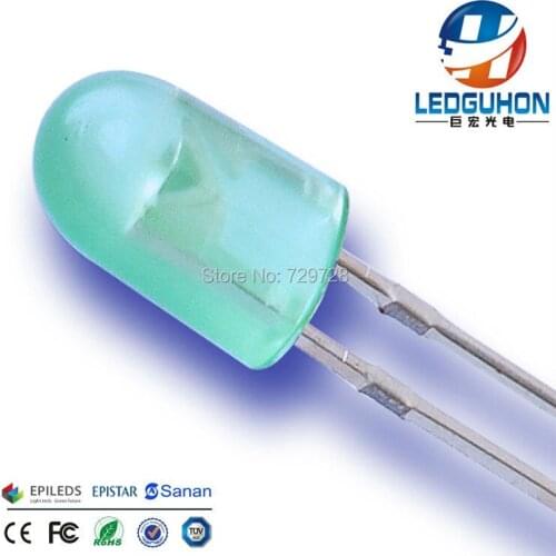 5mm green oval led diodes used for led display