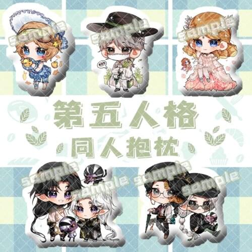 Anime Game Identity V Emma Woods Short Plush Doll Pillow Cute Change Clothing Toys Cushion Xmas Gifts