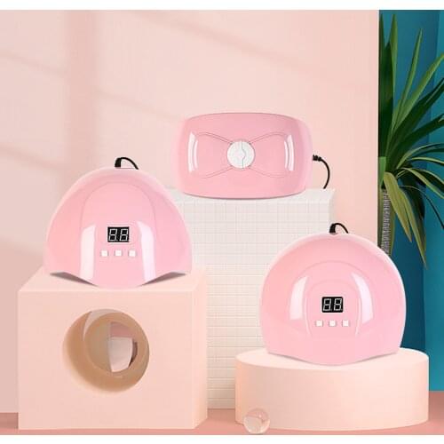 54W Nail Dryer Machine Lamp Light Nail Art Tools Auto Sensor Timer LED Manicure for Home Caring Nail Protection Supply