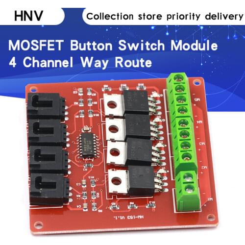 Four Channel 4 Channel Way Route MOSFET Button IRF540 V4.0+ MOSFET Switch Module For Arduino DC Motor Drive Dmimmer Relay Board