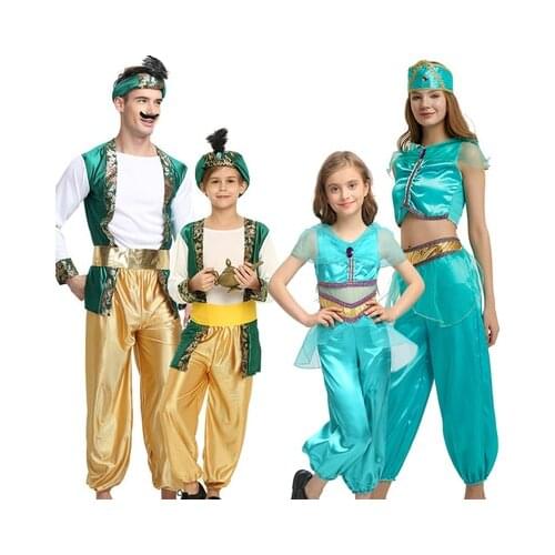 Halloween childrens Aladdin costumes Boys Indian Arab Prince Cosplay halloween Aladdin Prince costume for kids