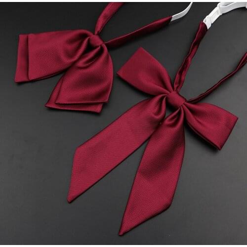 13 Colors Girl Student Bowtie Set Women Lady Ribbon Bow Tie School Party Bowknot Pink Bule Black Classic Butterfly Accessories