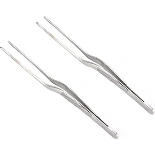 1PC Stainless Steel Curved Tweezer Ear Nose Clip Health Care Makeup Cosmetic Tools Medical Use