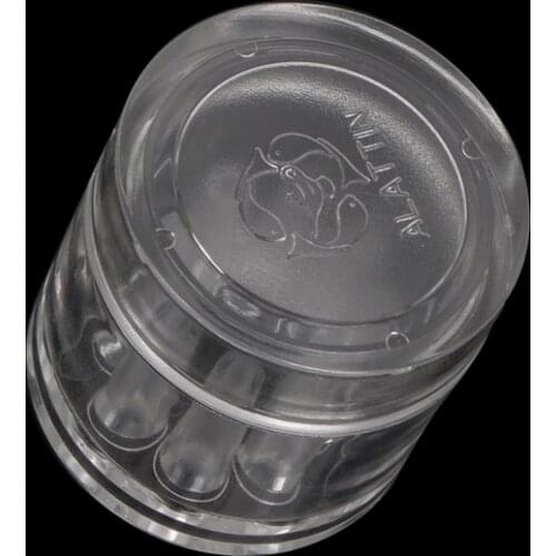 K5DC 8 Holes Plastic Aquarium Tank Catcher Trap Tube Trapper for Planaria Worm Leech