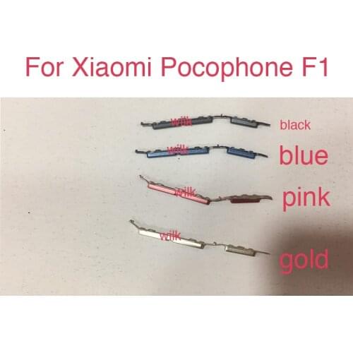For Xiaomi Pocophone F1 Power Button ON OFF Volume Up Down Side Button Key