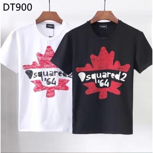 2021 New DSQ2 High Street Trend Mens Printed T-Shirt DT900