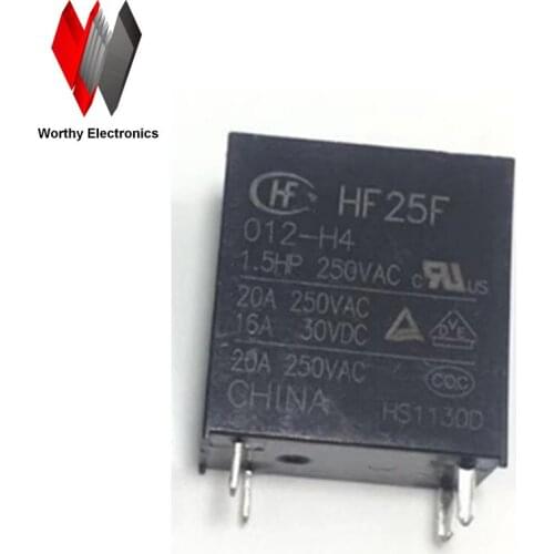 Wholesale 10pcs/lot relay HF25F-012-H4