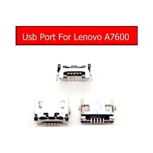 Genuine USB Charging Jack Port For Lenovo A10-70 A7600 A7600-HV usb Charger Jack Dock Connector Socket Replacement