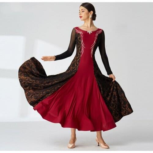 News ballroom dress standard clothes for ballroom dancing practice ballroom dance dresses Waltz-2020