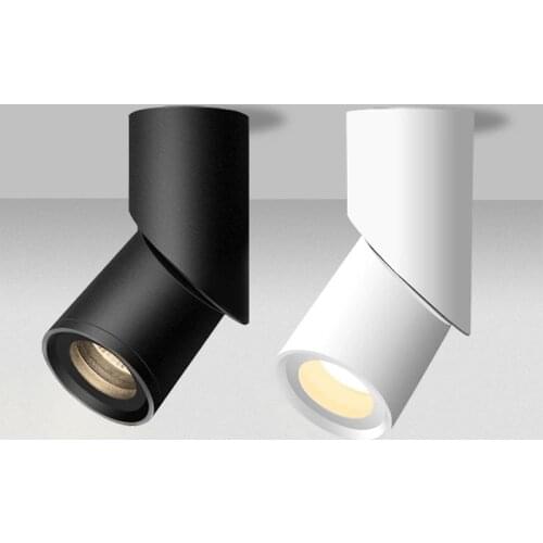 Dimmable Rotating LED Downlights 7W 9W 12W 15W 18W COB LED Ceiling Spot Lights AC110-220V LED Ceiling Wall Lamp Indoor Lighting