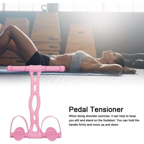Sit-up Aid Enhanced Tension Rope Multifunctional Yoga Pull Rope Pedal Rally Weight Loss Gym HomeFitness Equipment Sit-Up Pedal