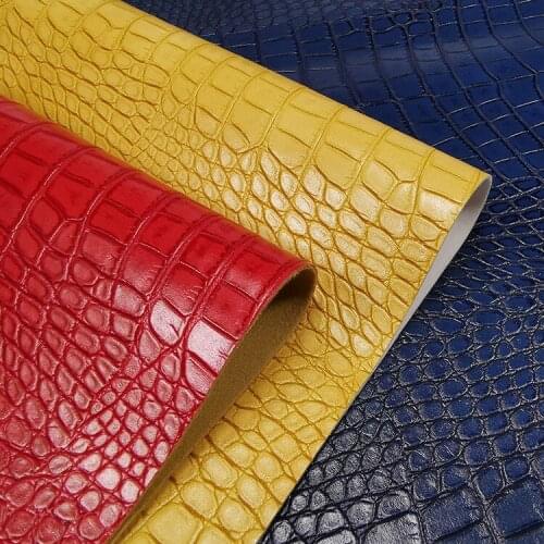 Pu Crocodile Print Leather Faux Leather Fabric Leather Fabric Mermaid Fabric