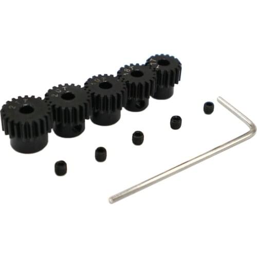48P 17T 18T 19T 20T 21T Pinion Gear with Screw Driver for 3.17mm Shaft 1/8 RC