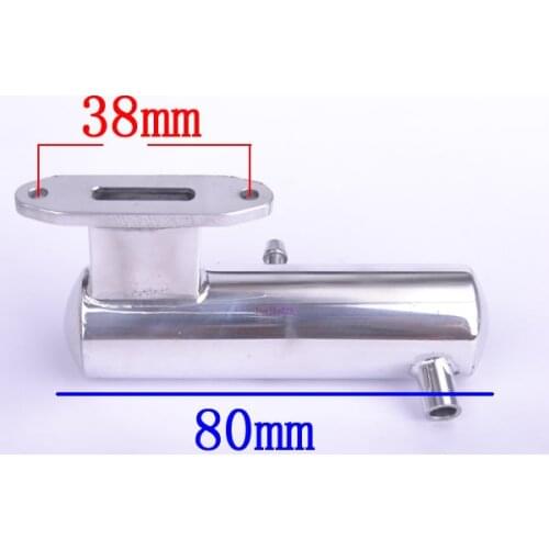 Side Exhaust For Toki 15 Nitro Engine 2.5cc Aluminum Exhaust Pipe Aircraft Model Mmethanol Engine Ultra - light exhaust pipe