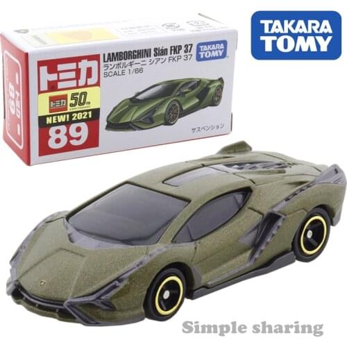 Takara Tomy Tomica No.89 Lamborghini Sian FKP 37 1/66 Car Hot Pop Kids Toys Motor Vehicle Diecast Metal Model Collectibles New