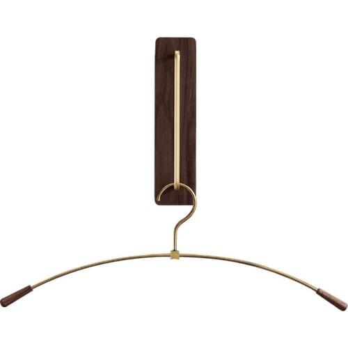 Solid wood porch hanger clothes rack free perforated door rear shelf hanger wall hanger wall hanger wooden