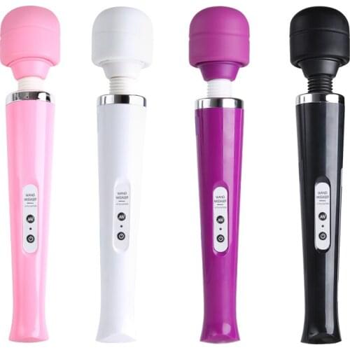 G Spot AV Wand Stick Massager Vibrator Masturbator Clitoris Stimulate Vagina fake Dildo Vibrator Erotic Sex Toy For Women Female