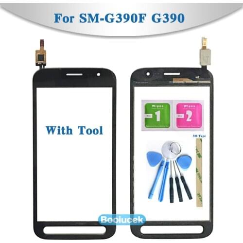 High Quality 4.8" For Samsung Galaxy Xcover 4 SM-G390F G390 Touch Screen Digitizer Sensor Outer Glass Lens Panel + Tracking