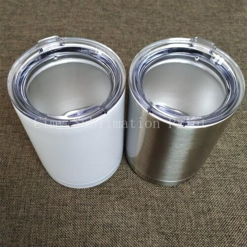 2pcs 350ml 10oz Car thermos Bottle Cup Blank Sublimation Transfer Prtinting by Sublimation INK DIY Transfer Heat Press Printing