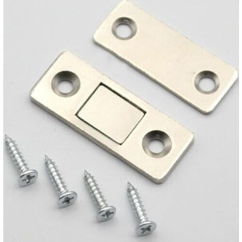 4 Sets Strong Door Closer Magnetic Door Catch Latch Door Magnet Furniture Cabinet Cupboard Ultra Thin