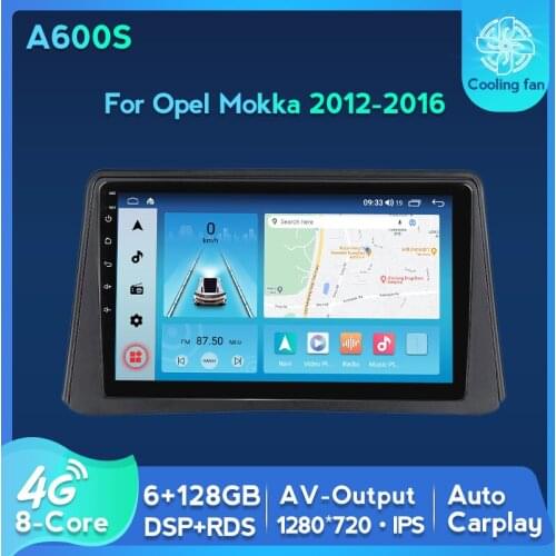 6G+128G DPS RDS Android 11 Car Radio Auto Multimedia DVD Player For Opel Mokka 2012-2016 GPS Navigation Auto carplay 2 din
