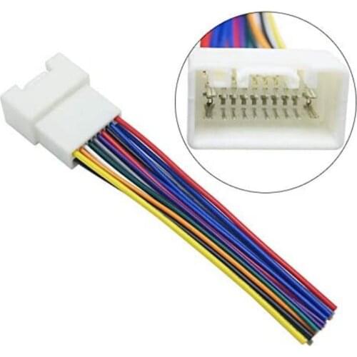 Car Radio Stereo Wiring Harness Adapter forMitsubishi Lance/Outlander/Mirage Aftermarket Installation CD/DVD