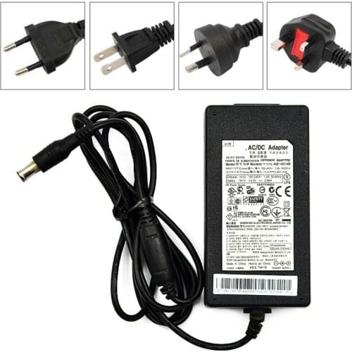 Used Genuine 14V 2.86A 40W Power Supply AC Adapter For SAMSUNG S24C750P S24C570HL S24C570BL S24C570ML LED Monitor