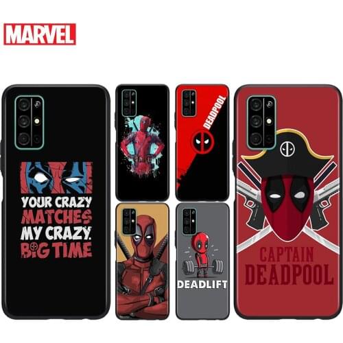 Silicone Cover Deadpool Marvel Cool For Honor V30 View 20 V20 30i 30S 30 20S 20E 20i 20 Lite Pro Plus Phone Case