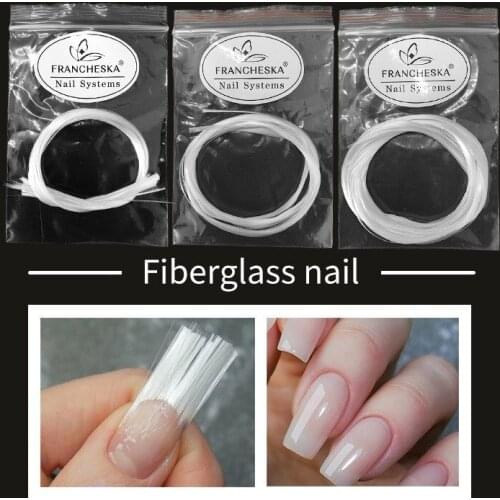 1/2M Glass Fiber Nail Extension Silk Fiberglass Nail Form UV Gel Building Fiber Glass French Acrylic DIY Manicure Accessories