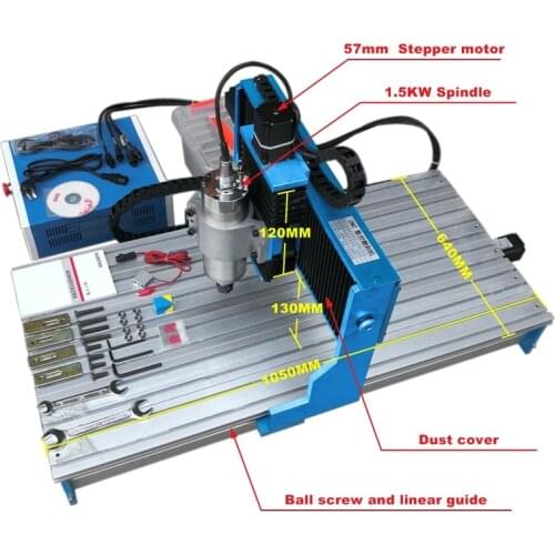 2200W Wood Router Cnc 9040 Metal Engraver Wood Carving Machine PCB Engraving with Linear Guide Rail 1500W Spindle