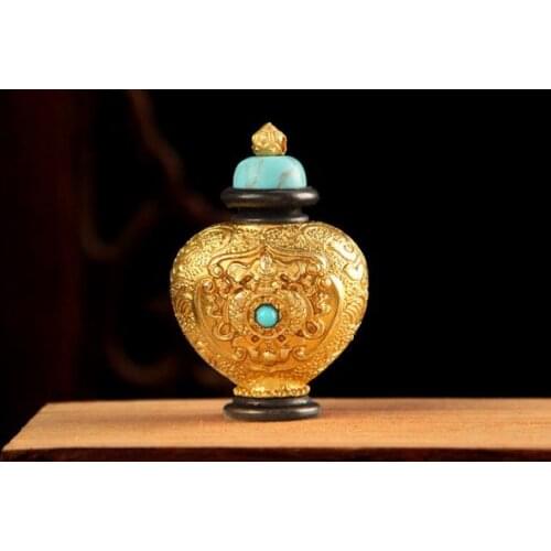 Brass Elegance Cremation Memorial Keepsake Ashes ash Urn Funeral Holder chain necklace A2392