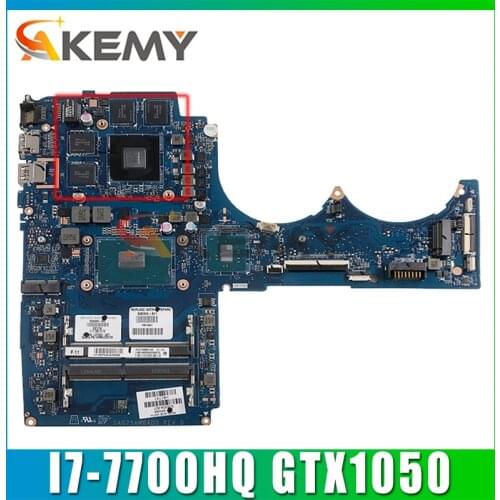 926305-601 for HP Pavilion 15-CB Series Laptop mainboard DAG75AMBAD0 SR32Q I7-7700HQ GTX1050 4GB DDR4 board Tested