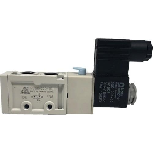 MVSC-220-4E1 DC 12V 24V Two Position Five Hole Insulation Class F Solenoid Valve New and Original