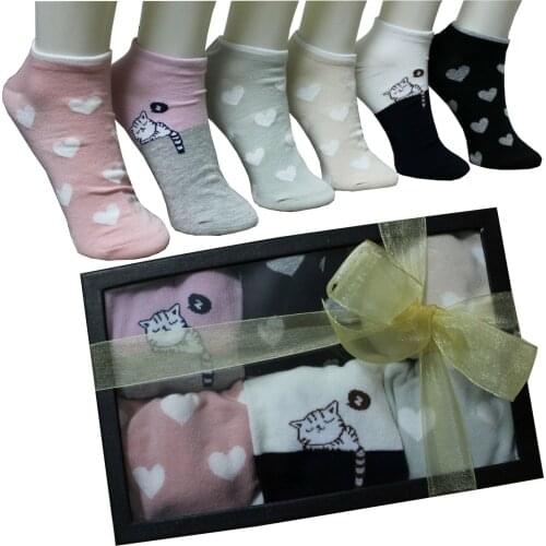 Socks Woman Hearts Kittens Gift Box Ideas Box Fashion Girl Gifts Boxes
