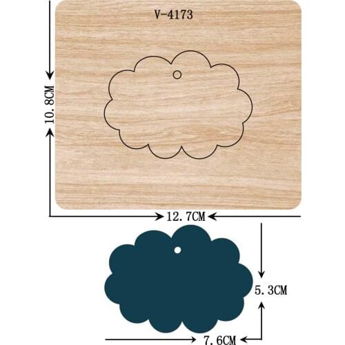 New card wooden dies cutting dies for scrapbooking Multiple sizes V-4173