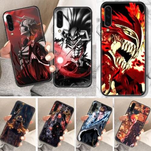 Bleach Anime Phone Case For Samsung Galaxy A 10 12 20E 21S 30 32 40 50 51 52 70 71 72 5 6 7 2016 2018 black 3D cover art shell