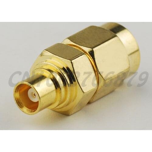 RF electrical MCX-SMA Adapter MCX Jack to SMA Plug Straight Female and Male