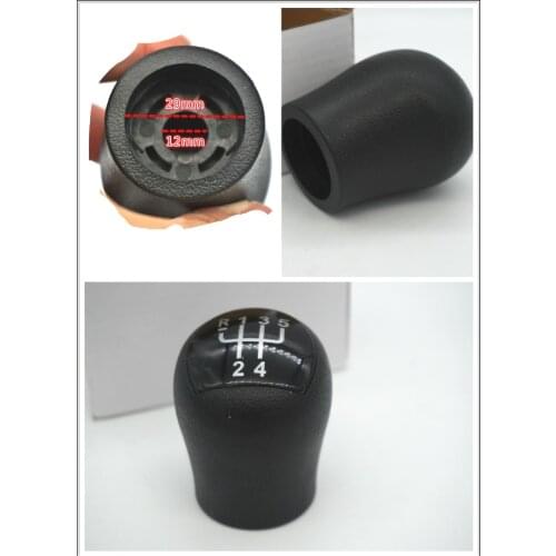 5 Speed Car Gear Shift Knob Head Gear Gaitor Lever Handle For Renault Clio Kangoo 2006 2007 2008 Car Styling Accessories