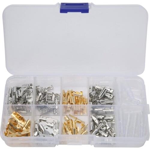 150Pcs Insulated Wire Terminals Male Female Cable Connector Industrial Supplies 2.8/4.8/6.3/4mm Switch Power