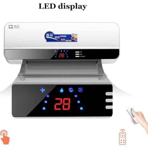 AC-08 LED Air Cooling Fan Household Bathroom Heating Wall- amounted with Drying rack Clothes dryer