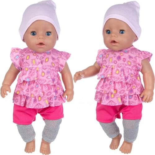 Baby New Born Fit 17 inch 43cm Doll Clothes Accessories Bathrobe High Quality Suit For Baby Birthday Gift